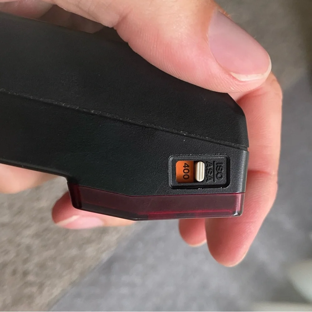 Canon Speedlite model 244T hot shoe flash for Canon Cameras.